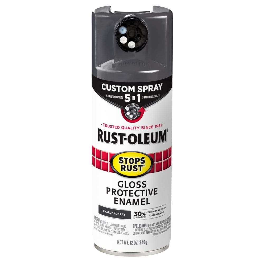 Paint Rust-Oleum 376888 Spray personalizado 340g cinza brilhante