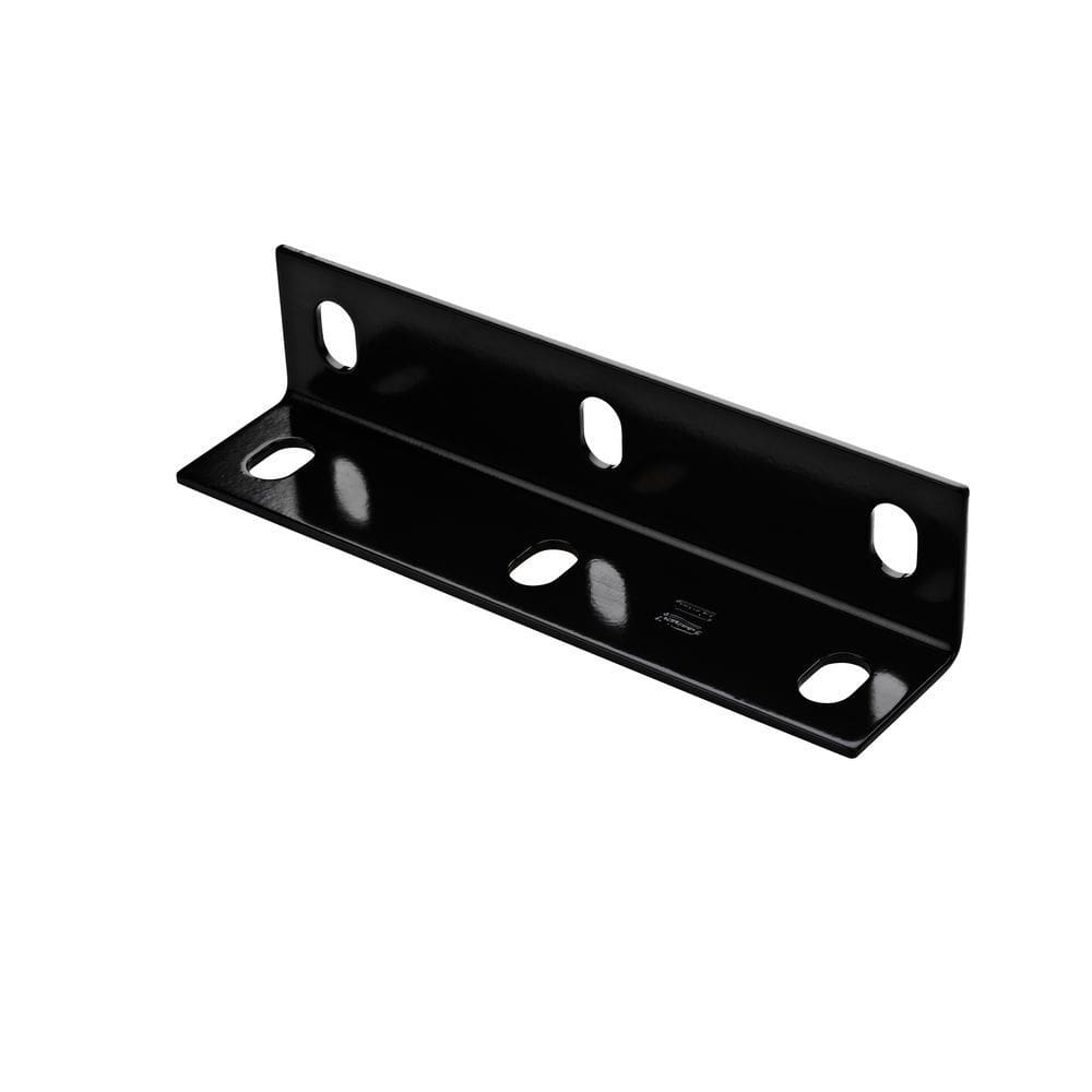 Corner Brace National Hardware N351-491 1214BC com acabamento preto
