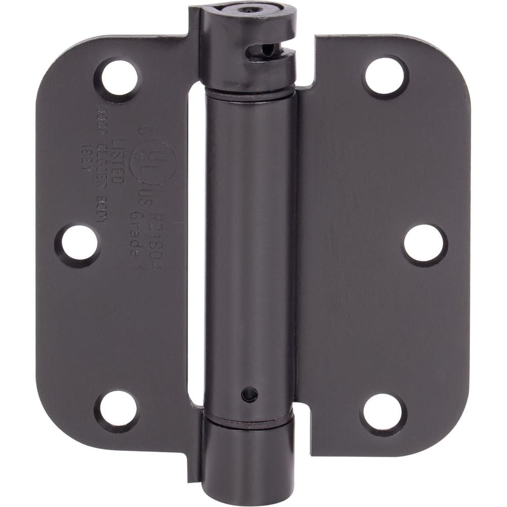 Dobradiça de mola ajustável Stone Harbor Hardware, raio de 8,9 cm 5/8”