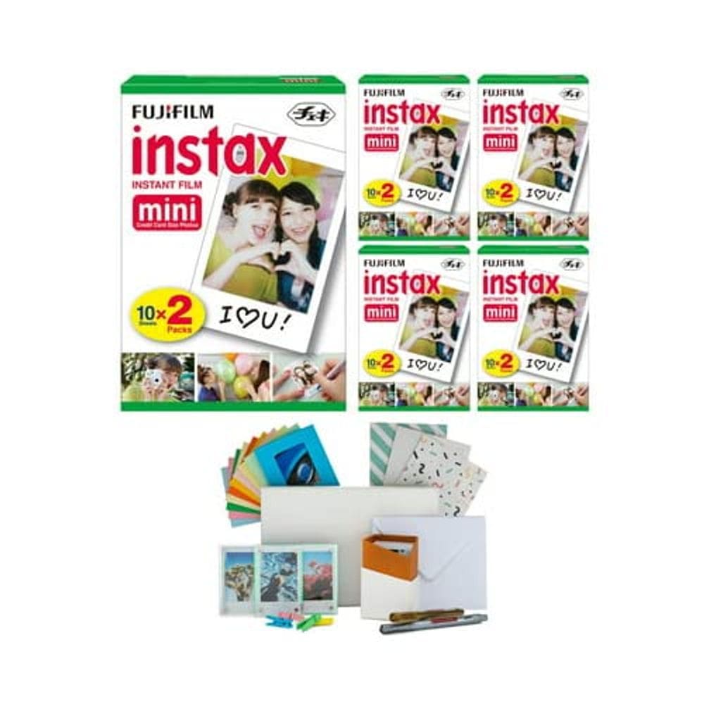 Pacote de filmes Fujifilm Instax Mini Twin com 100 exposições