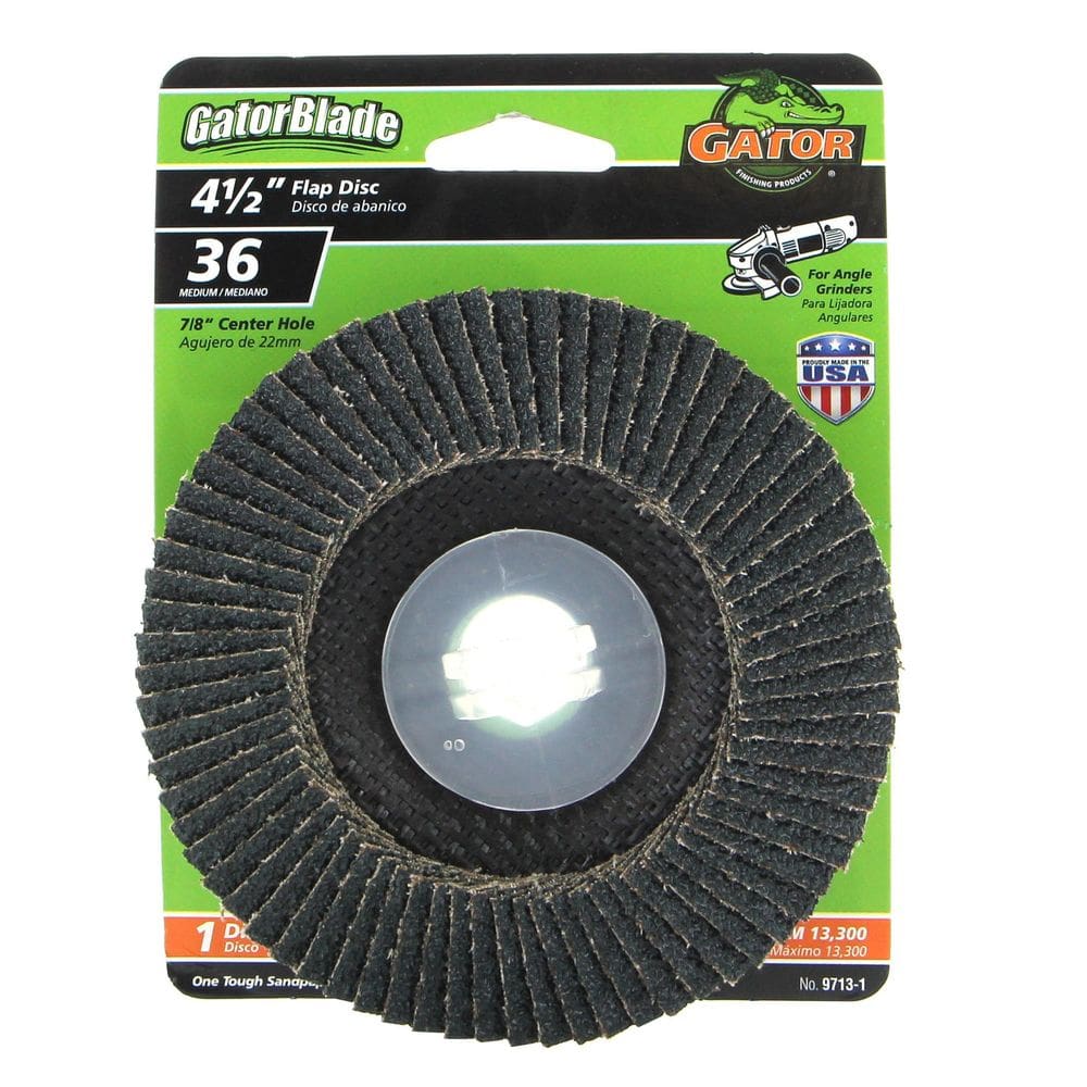 Flap Disc Gator Finishing 9713 36 Grit 11,5 cm