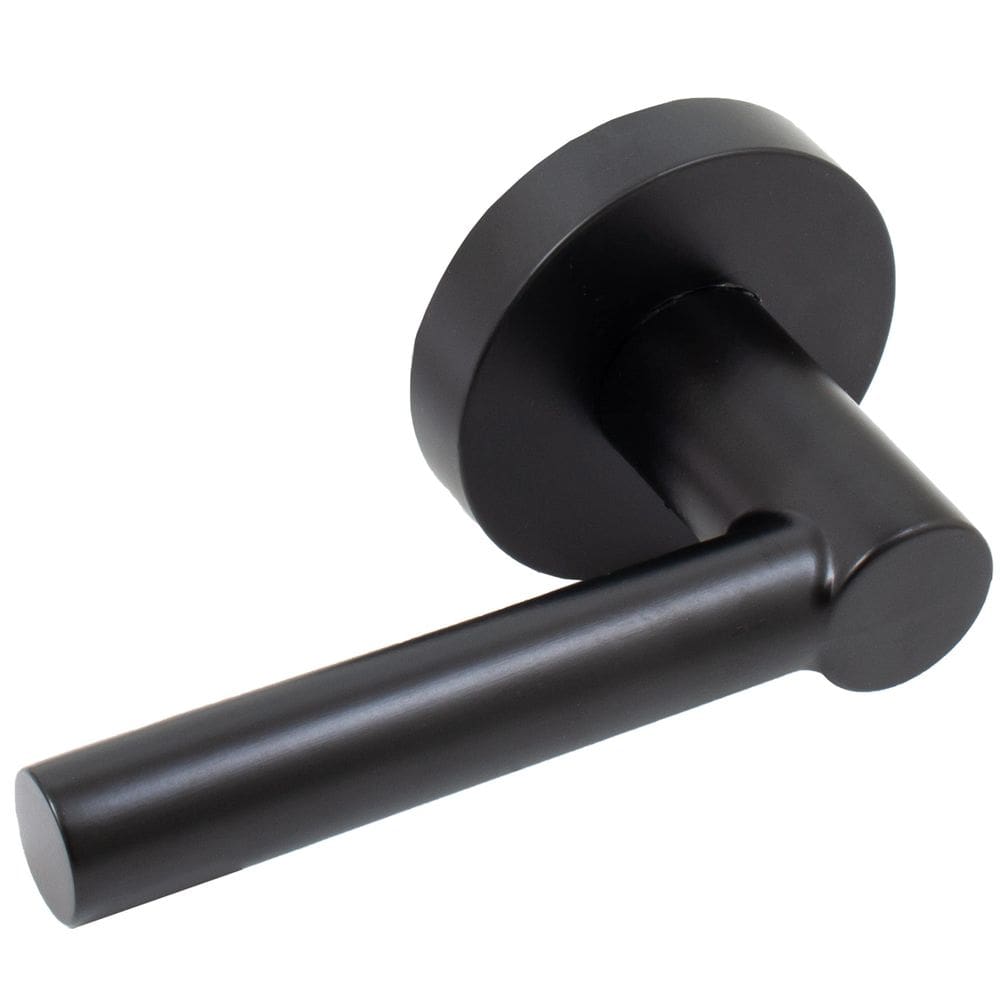 Alavanca de porta Stone Harbor Hardware Zurich Privacy Black Matte