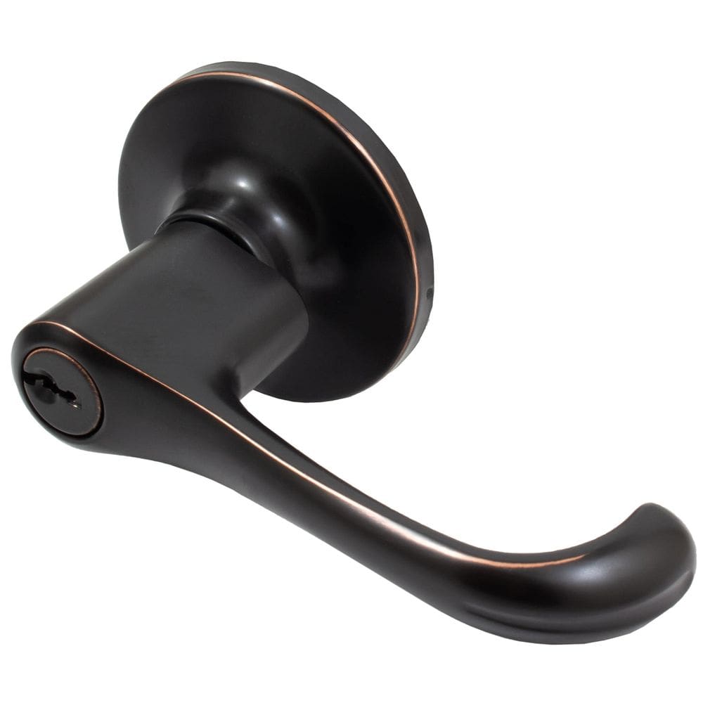 Alavanca de porta Stone Harbor Hardware Memphis Entry Vintage Bronze