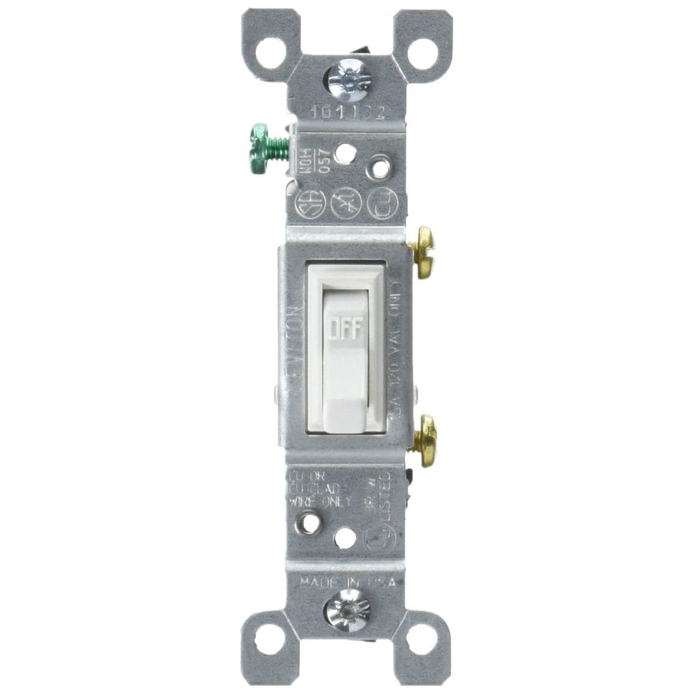 Interruptor seletor Leviton C22-01451-02W Grounding Quiet White
