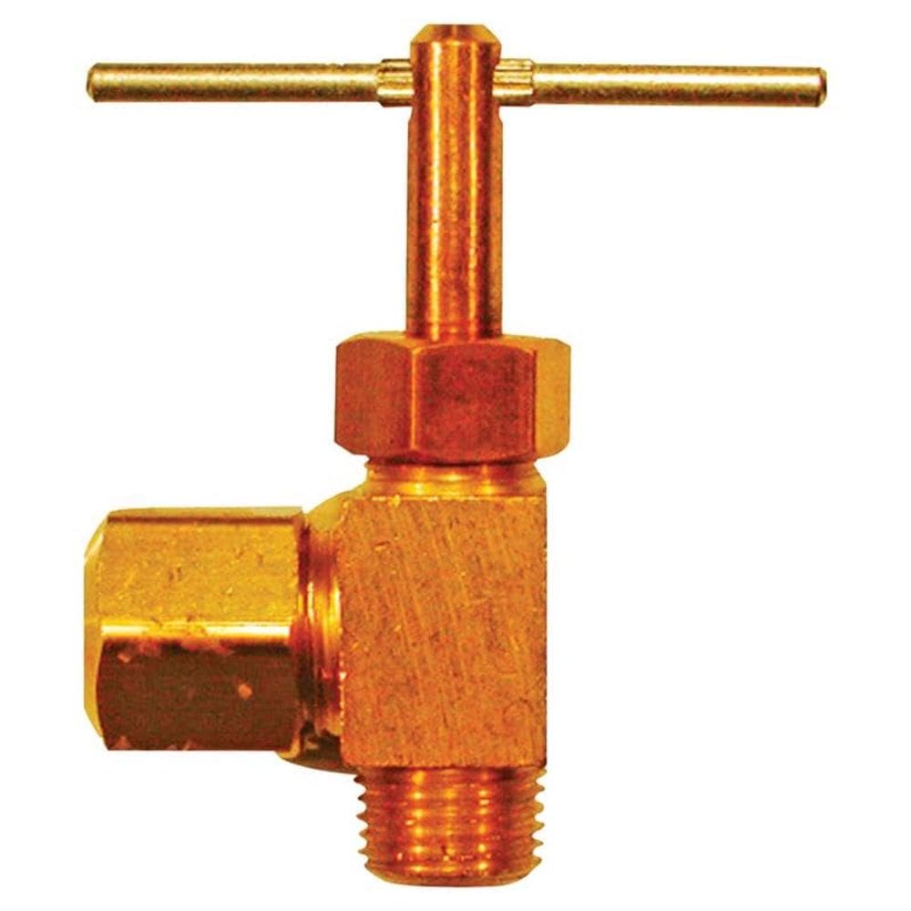 HOMEPLUS+ 6jc052102421013 Válvula de compressão angular de latão 1/4 “x1/8”
