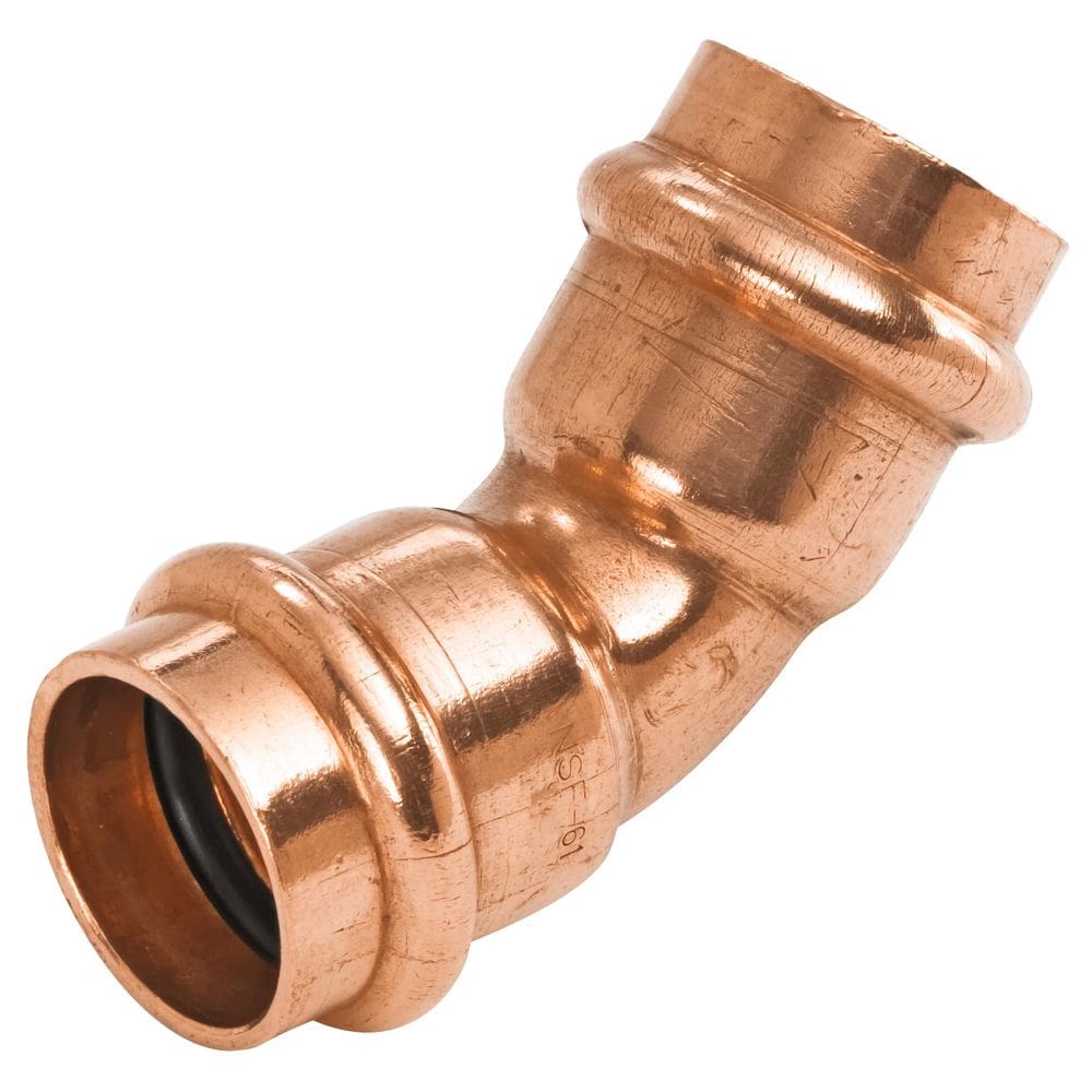 Prensa de cotovelo de cobre 45° 32 mm Detecta vazamentos NIBCO PC606