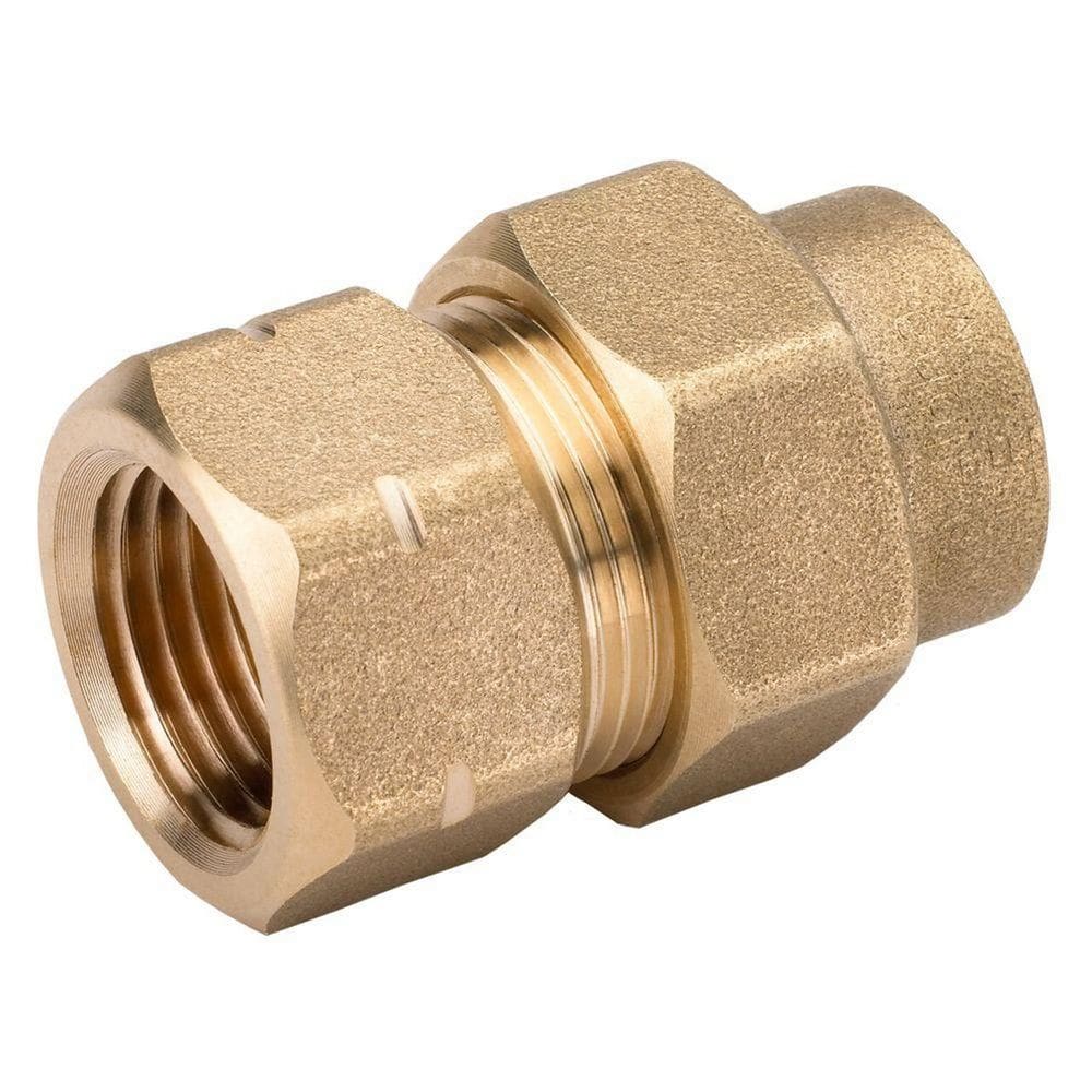 Encaixe de mangueira HOME-FLEX 11-435-005 1/2” em latão corrugado