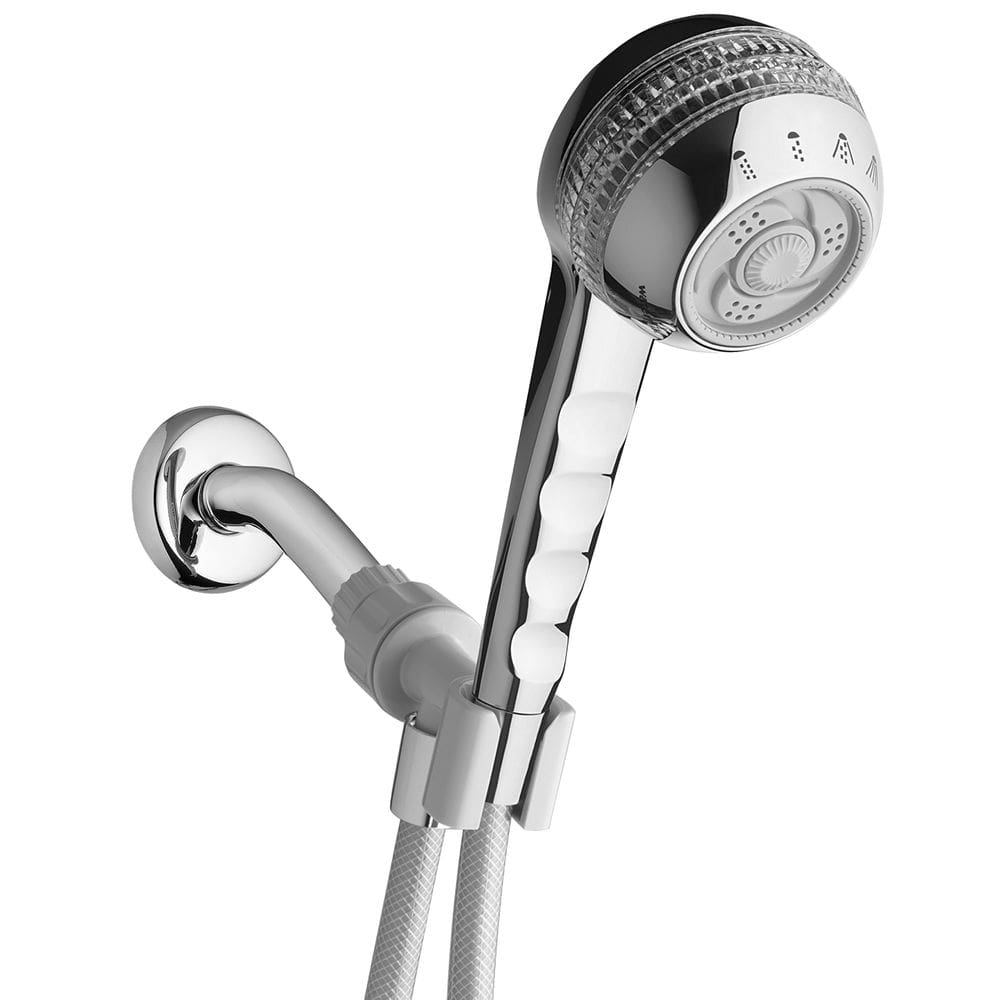 Cabeça de chuveiro portátil Waterpik autêntico Massage Chrome 1.8GPM