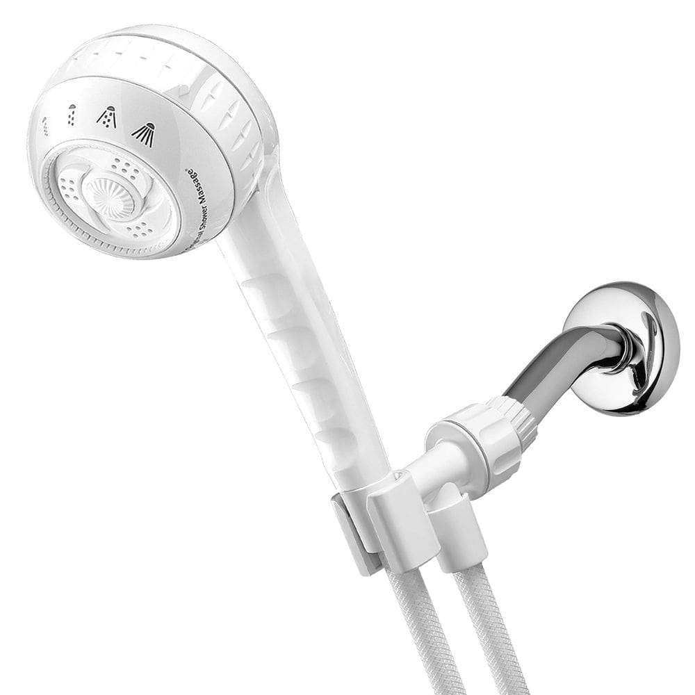 Cabeça de chuveiro Waterpik SM-451E 1,8 GPM PowerSpray+ autêntico