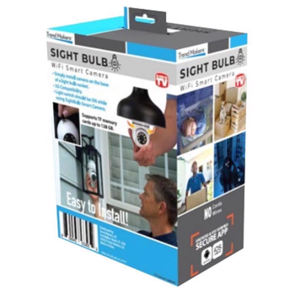 Suporte para câmera de segurança Plus Sight Bulb 1080p Wi-Fi