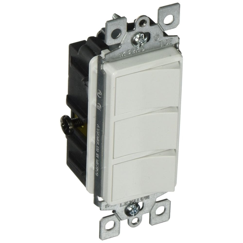 Interruptor eletrônico Decora R42-01755-OWS Triplo 15A 120V