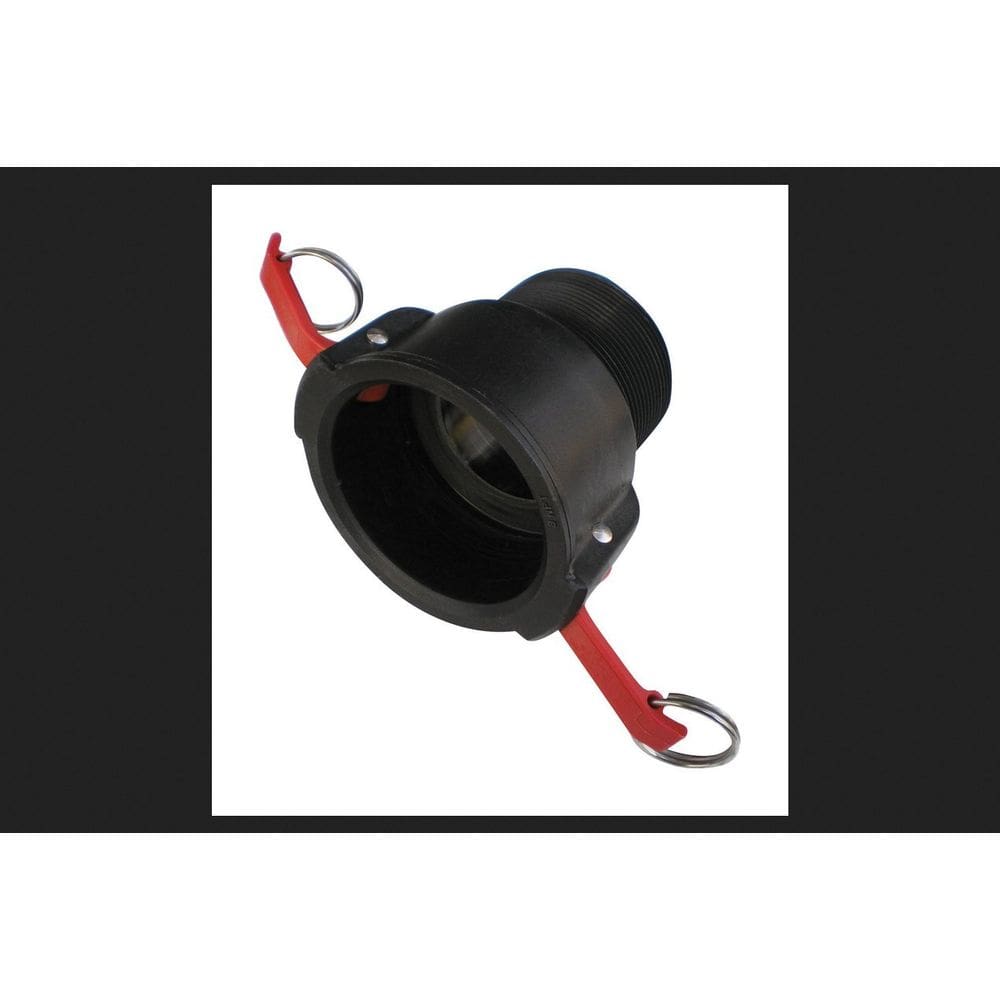 Acoplador feminino Pacer Polipropileno com 1,5 cm de diâmetro. 1 pacote preto