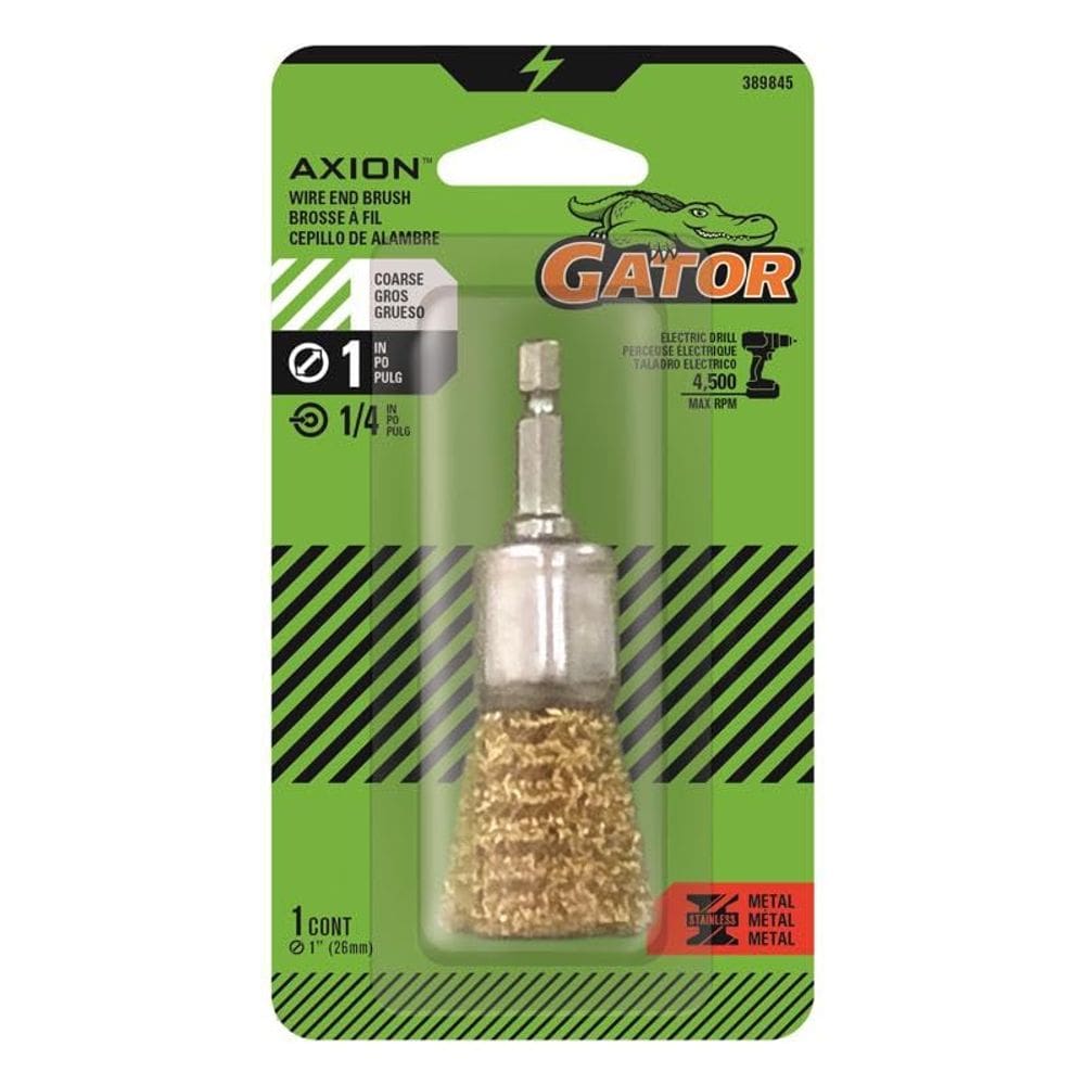 Escova abrasiva Gator Axion Coarse Crimp 1”