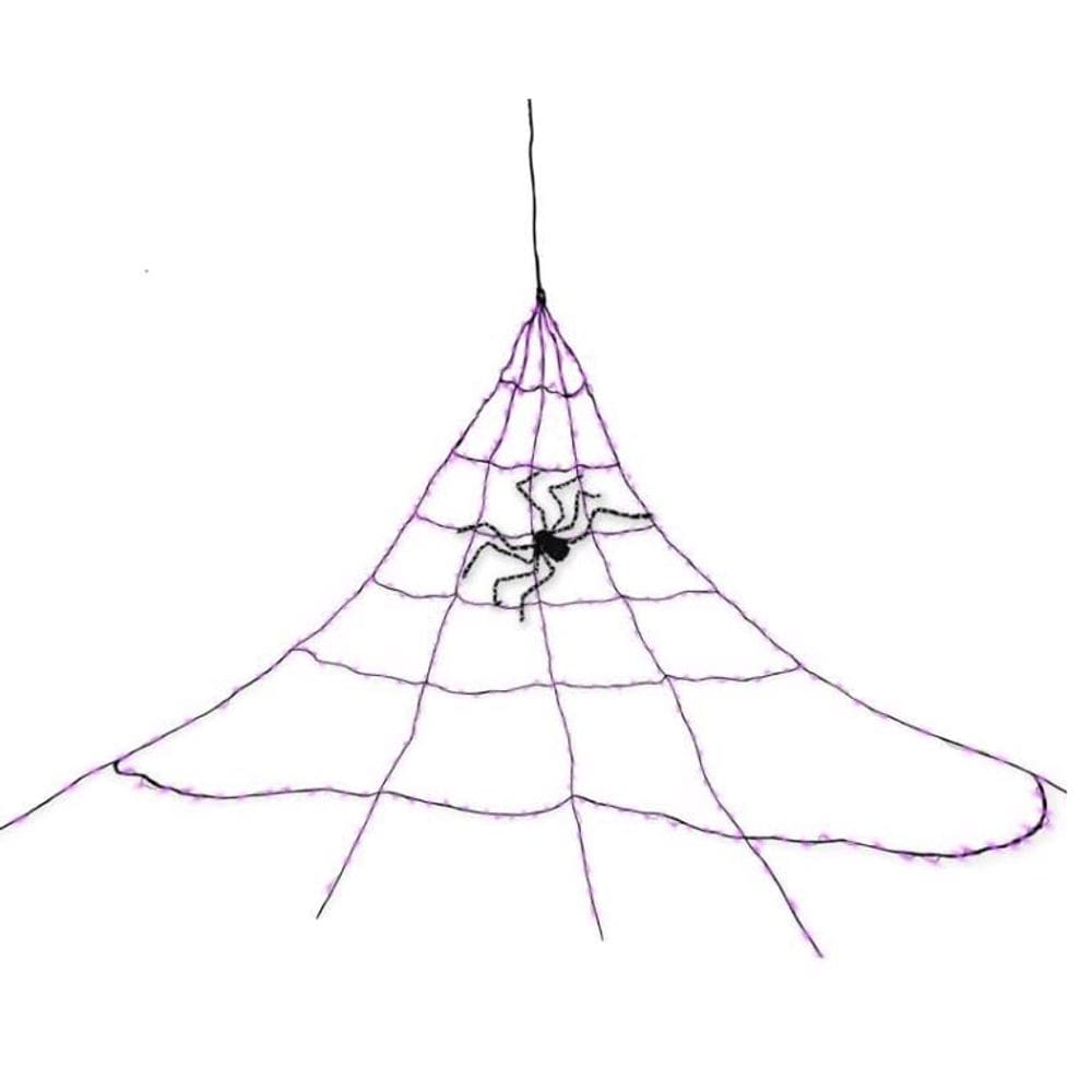 String Light Celebrations, LED de 16 pés, laranja, roxo, aranha