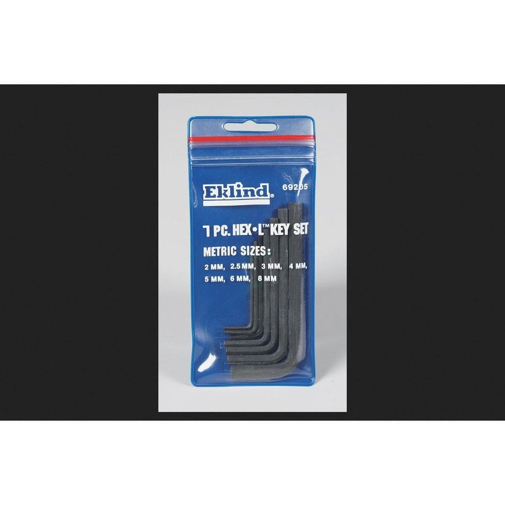 Conjunto de chaves hex-L métricas Wrench Eklind Tool 69205, 7 peças
