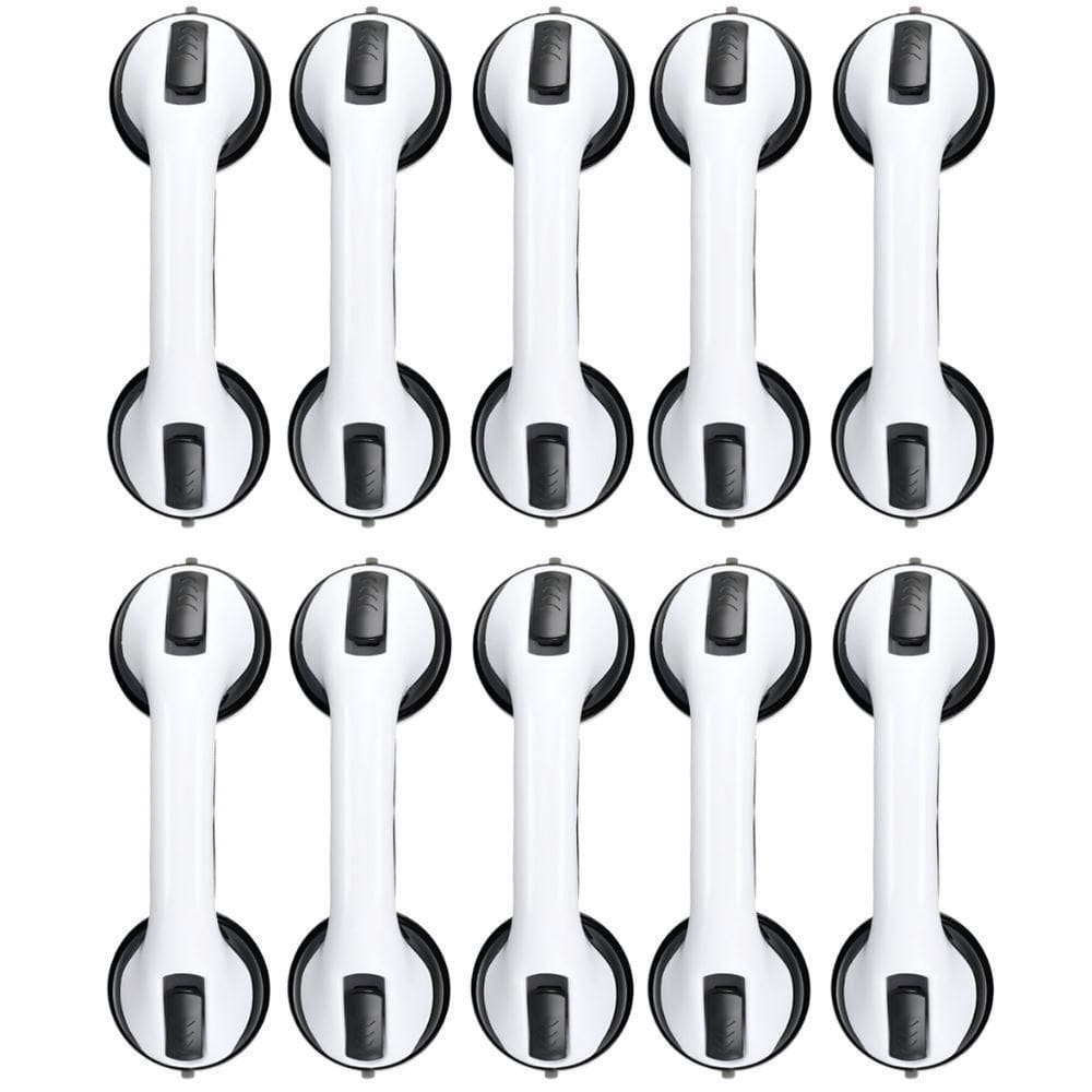 Kit 10 Barra De Apoio Com Ventosa Suporte Sanitário Portátil Idosos Deficientes 29x10cm Banheiro venda em lote Revenda