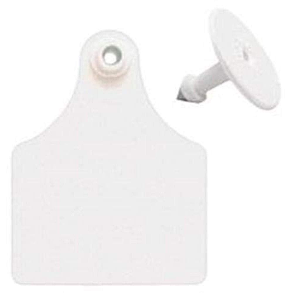 Etiqueta Allflex Maxi de 2 peças, etiquetas brancas brancas, pacote com 25