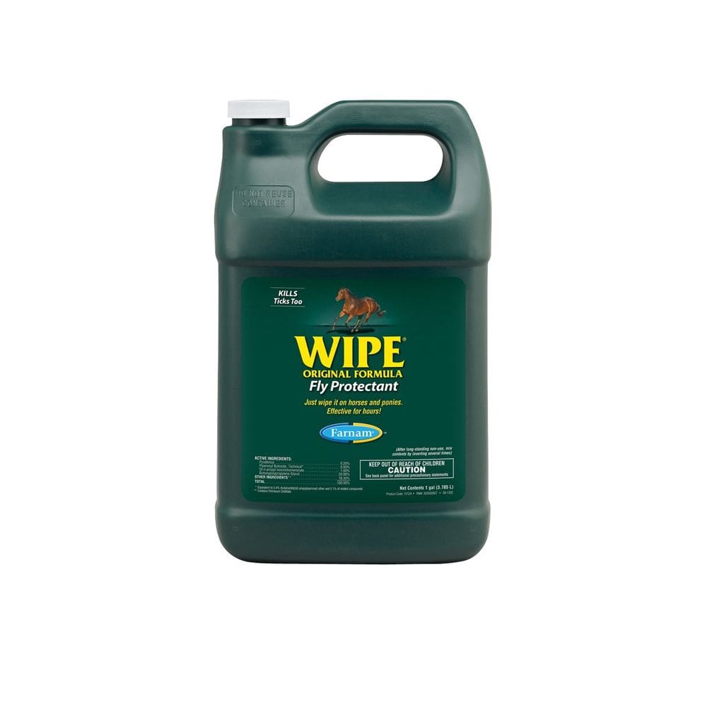 Protetor de moscas Farnam Wipe autêntico Fórmula 3,8 L