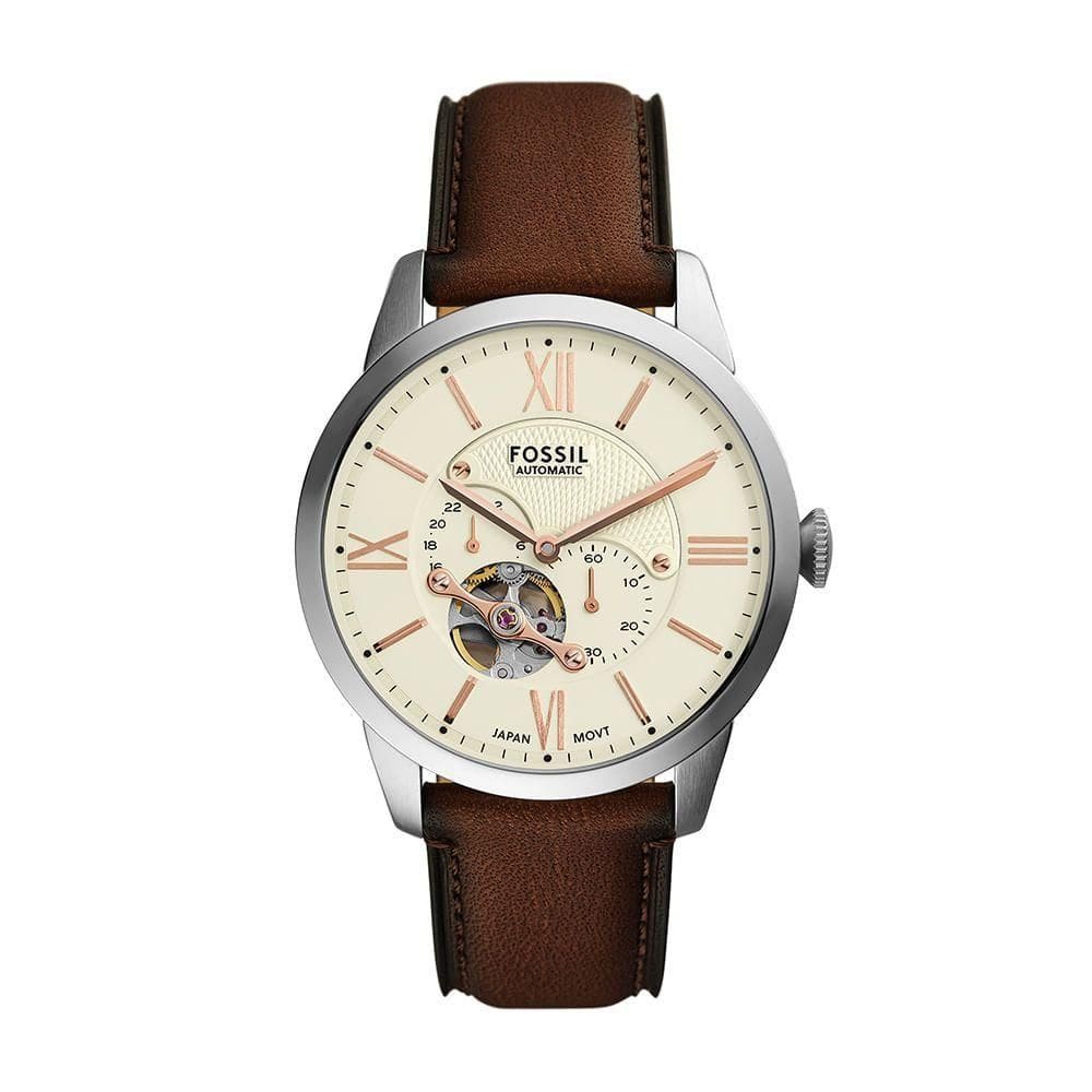 Relógio Fossil Masculino Townsman Prata - Me3266-0cn