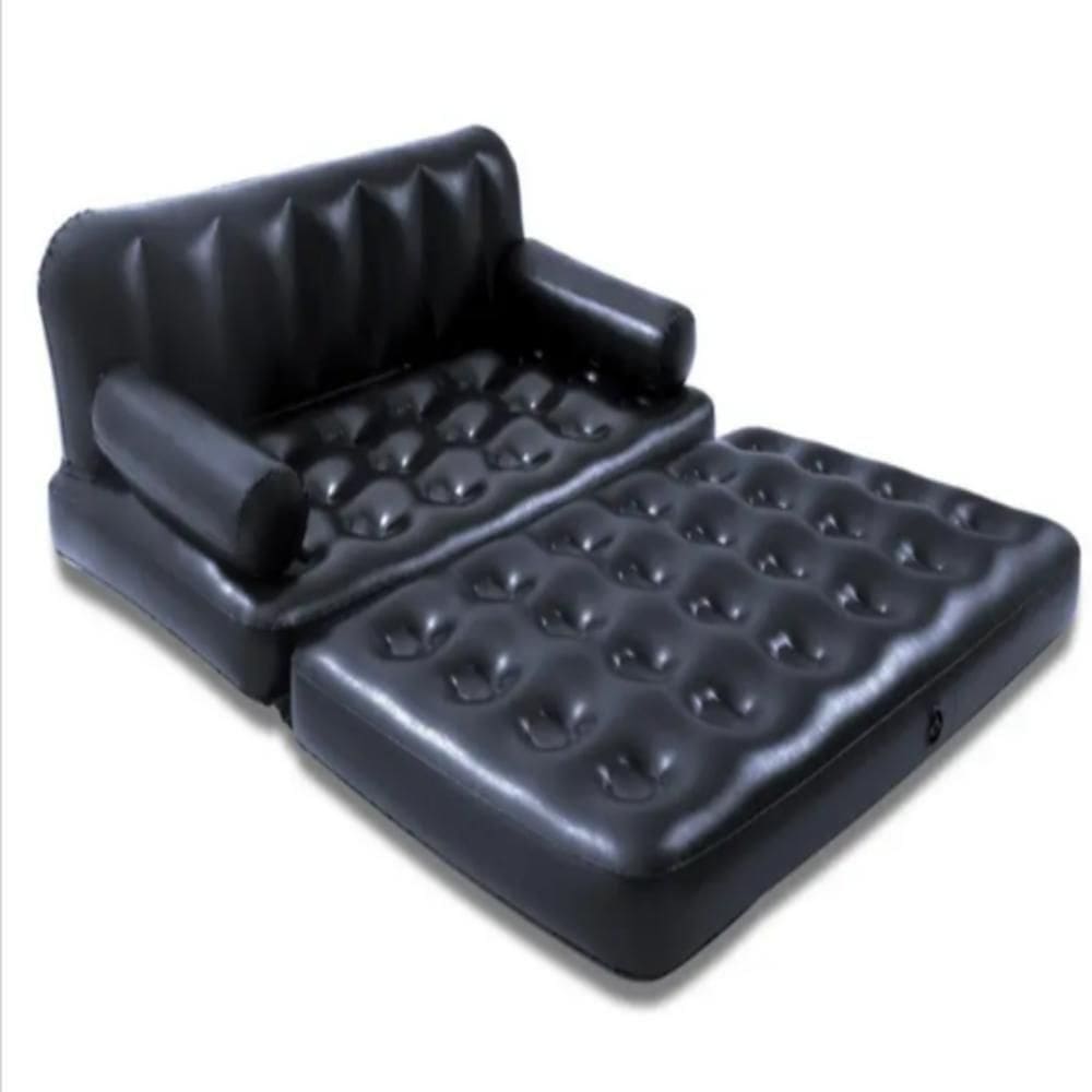 Colchão Inflável Casal 5 Em 1 Sofá Reclinável Portátil 200kg
