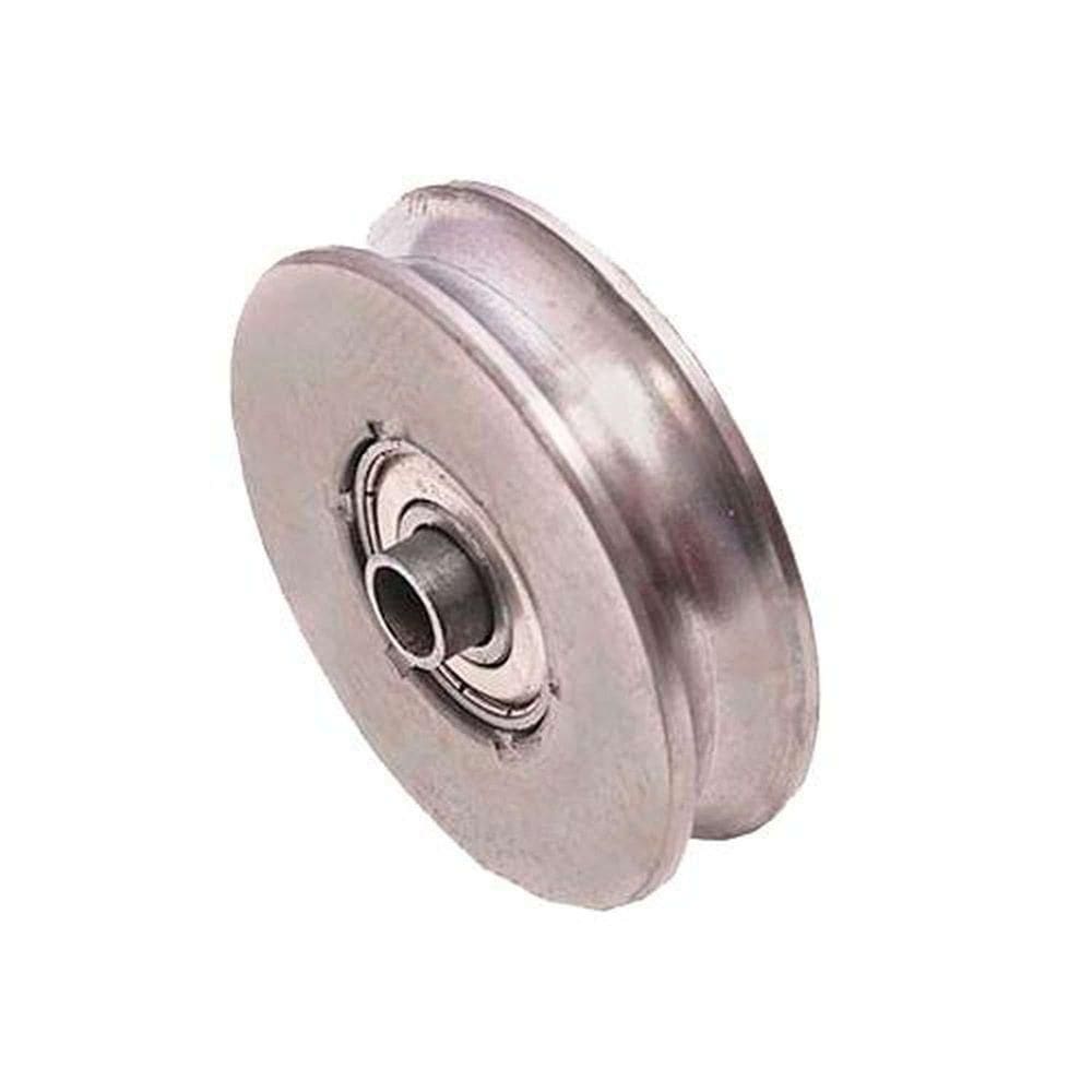 Roldana Ferro Maciça 75mm (3) Para Portão Cantoneira Bucha - Ferrosul