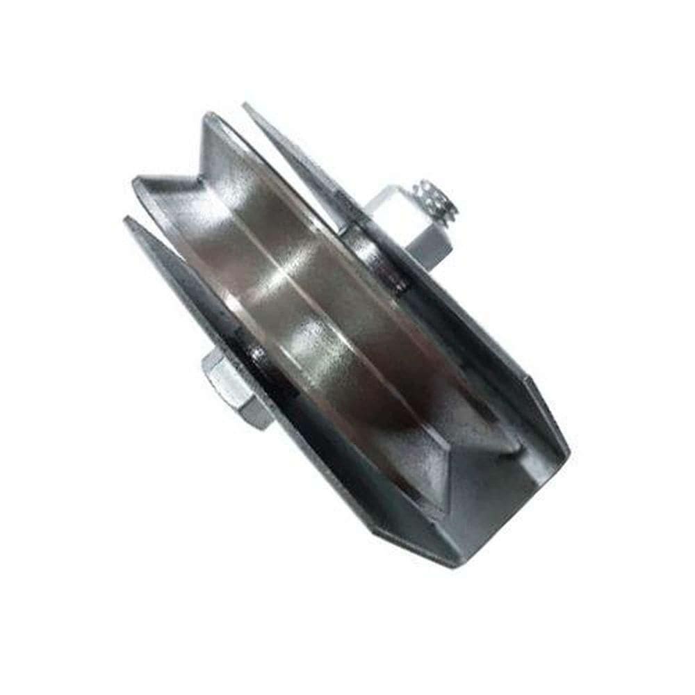 Roldana Ferro Maciça 100mm (4) Para Cantoneira - Caixa Fechada - Ferrosul