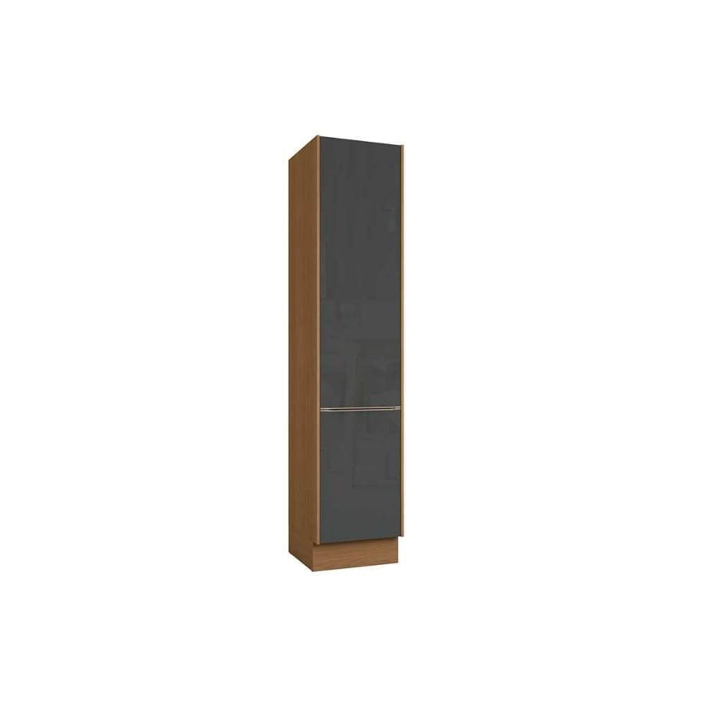 Paneleiro de Cozinha Vibra T627 c/ 2 Portas 50cm Canela/Grafite Lacca - Kappesberg