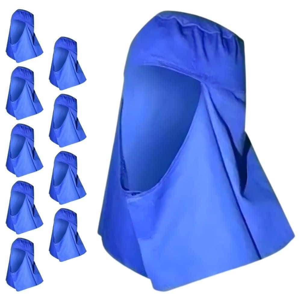 Touca Soldador Brim Azul com Elástico e fecho aderente CA 49731 10 Unidades EVALD