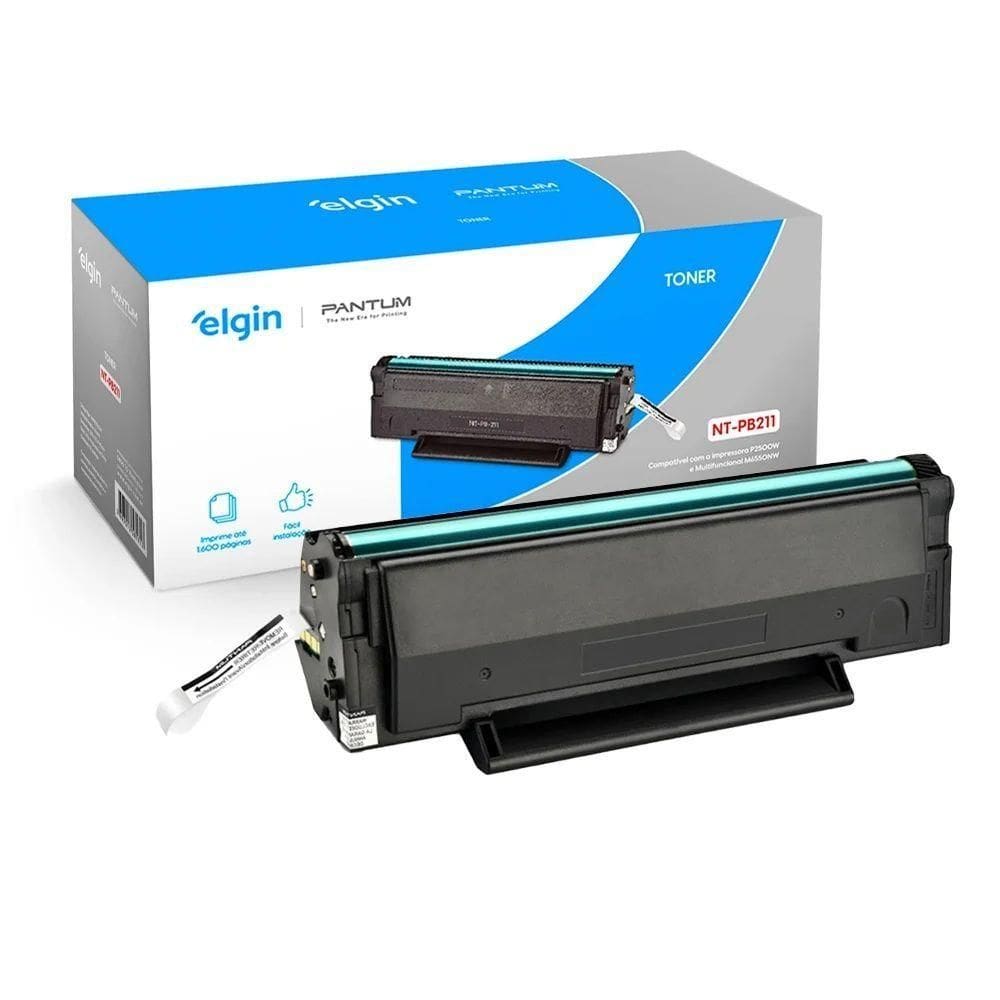 Toner Elgin Pantum Nt-pb211 Pb211 autêntico 1600pag P2500w M6650nw Nt-pb211