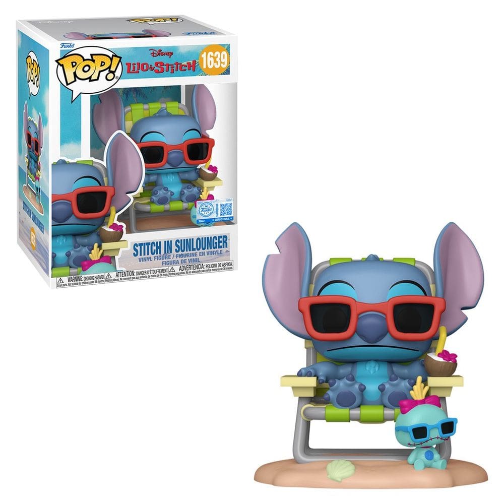 Funko Pop Disney Lilo Stitch Premium Stitch Sunlounger 1639
