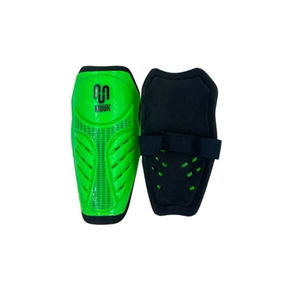 Shin Guards Muuk Soccer T S Green para adultos e crianças