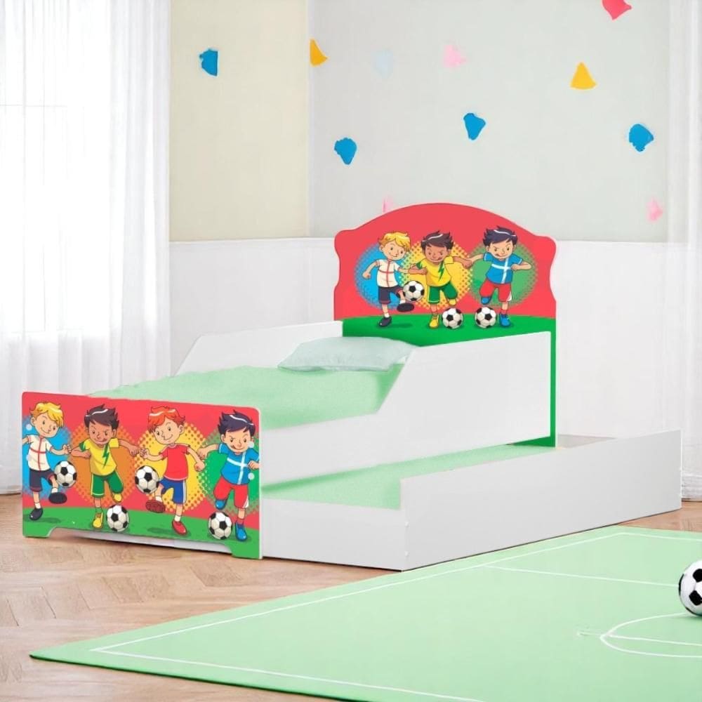 Bicama Mini Snap Futebol Meninos com Colchões