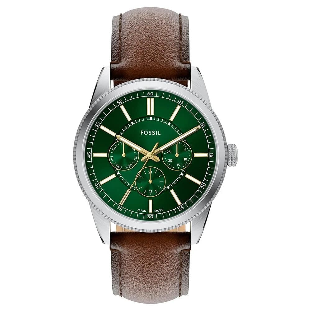 Relógio Fossil Masculino Ref: Fs6137/0vn Multifunção Prateado