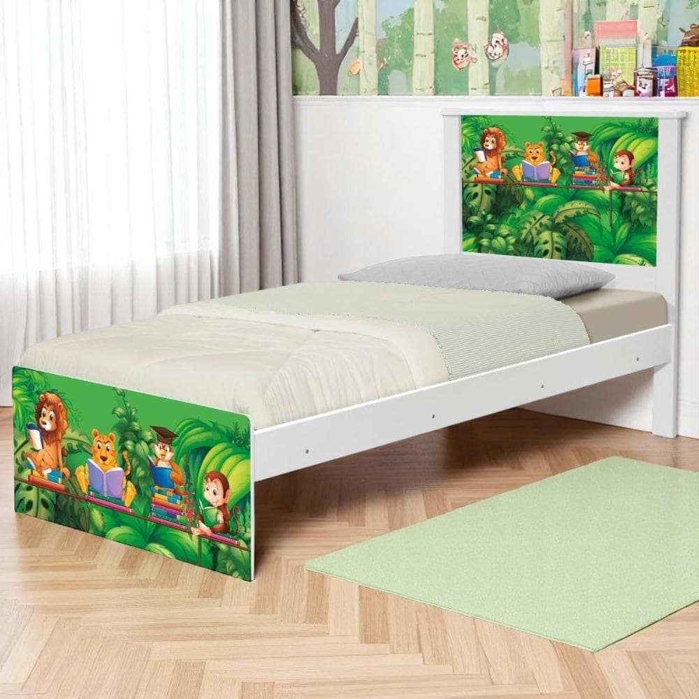 Cama Juvenil Zap Safari com Colchão
