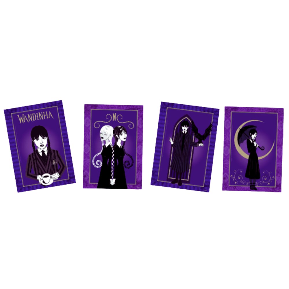 Quadros Decorativos Wandinha c/ 4 unidades Festcolor