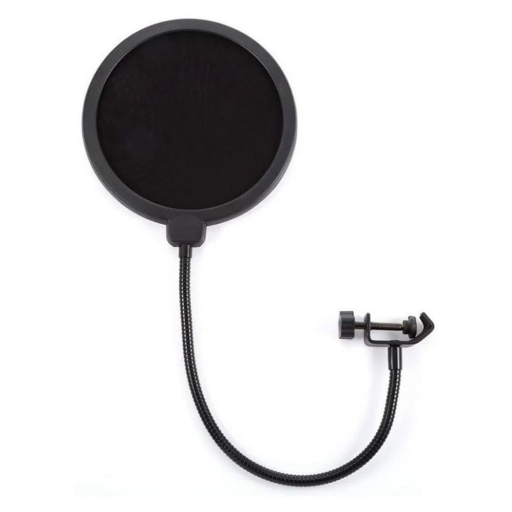 Filtro anti-pop para microfone de camada dupla ajustável de 15 cm