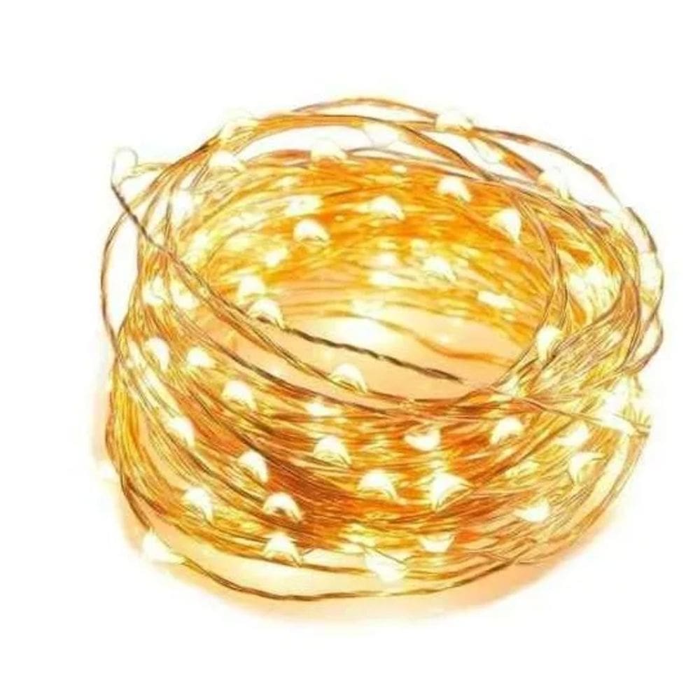 Garlands Lights Micro LED Fairy 10m com baterias (2 conjuntos)