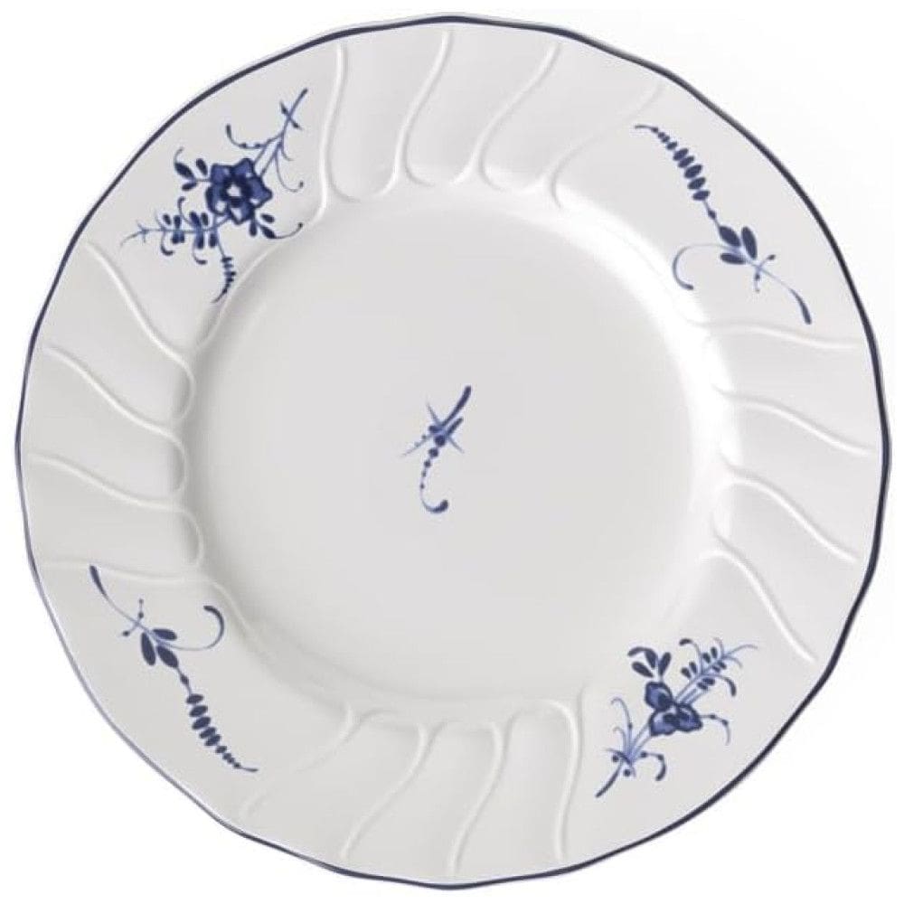 Prato para Aperitivo 17 cm, Elegância e Praticidade em Sua Mesa com Formato Redondo e Material de Porcelana, Villeroy Boch, Branco e Azul