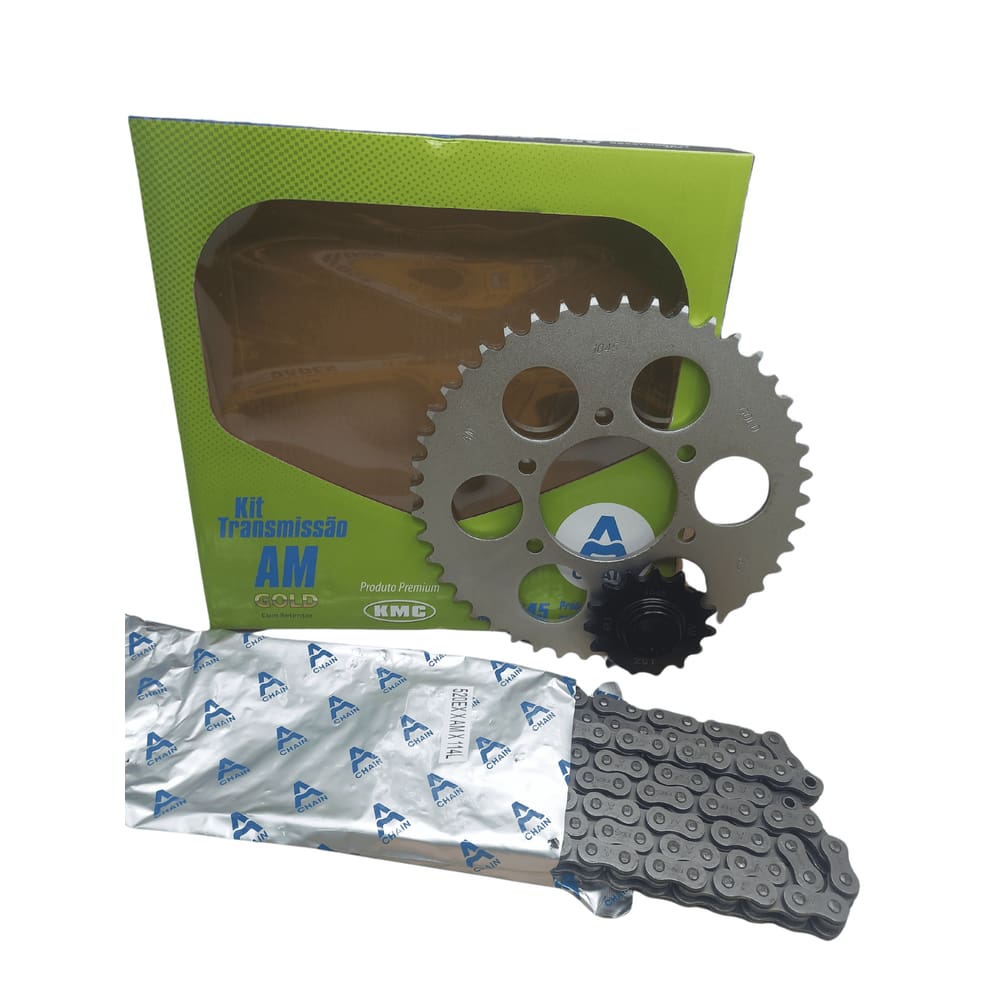 Kit Relação Kmc Am Gold Kawasaki Z800 Z 800 2013 À 2016