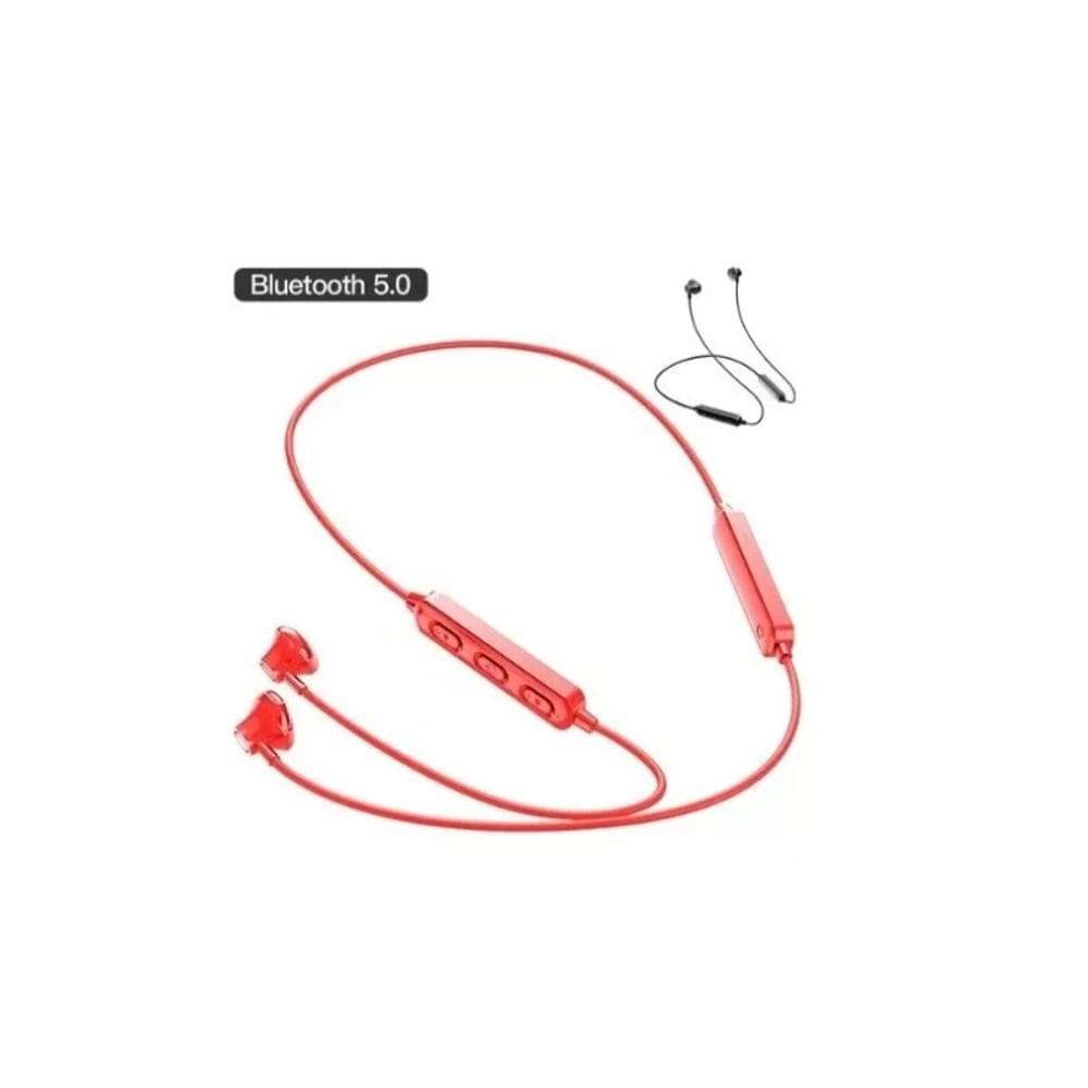 Fones de ouvido esportivos Bluetooth sem fio brancos
