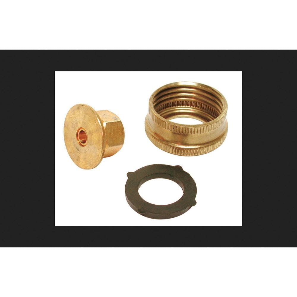 Adaptador de mangueira de jardim Dial 1/4 em latão amarelo