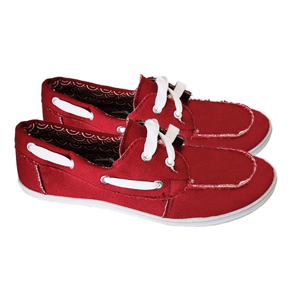 Sapatos casuais unissex Canvas Red Liquidation 7073