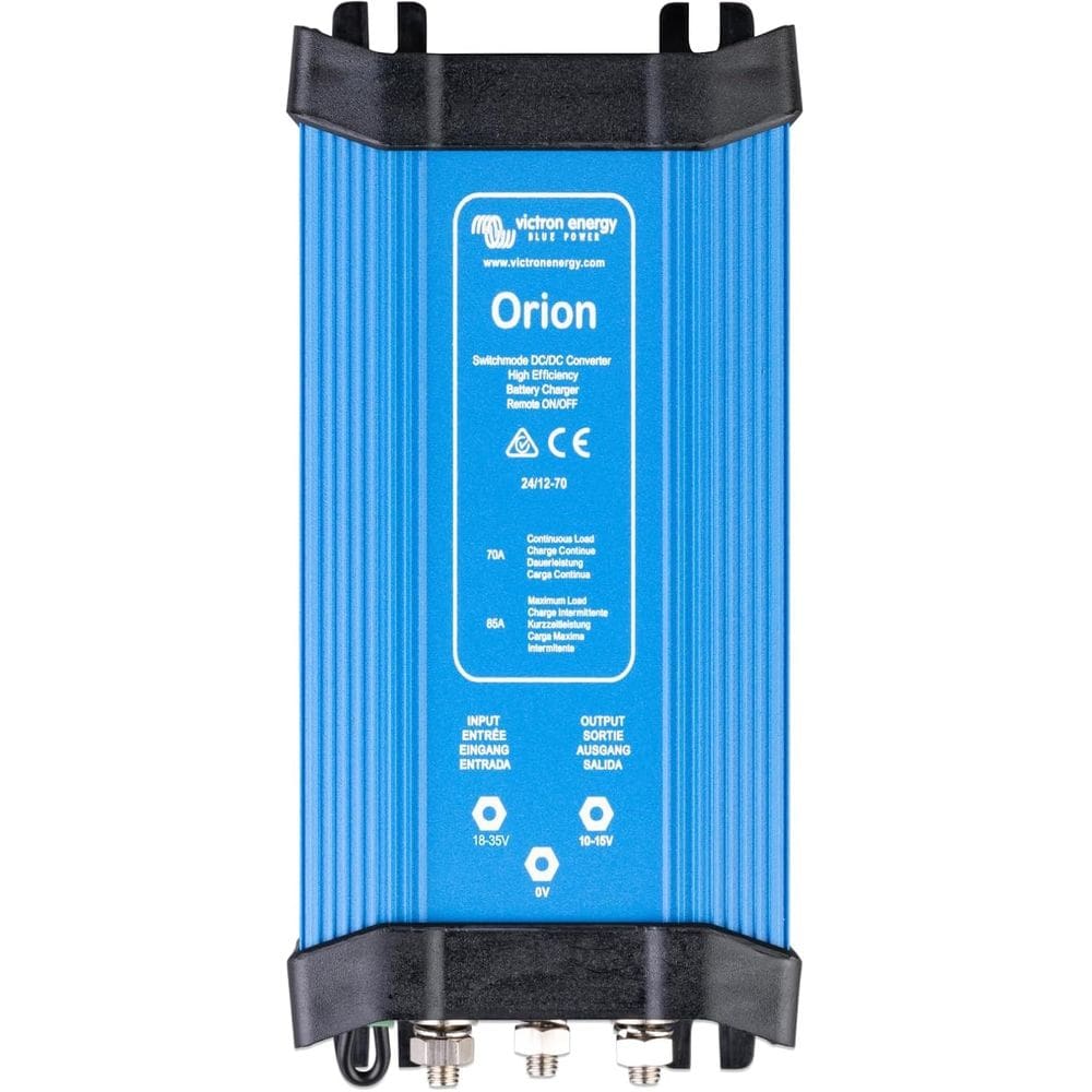 Conversor DC-DC Victron Energy Orion 24V a 12V 70A de alta potência