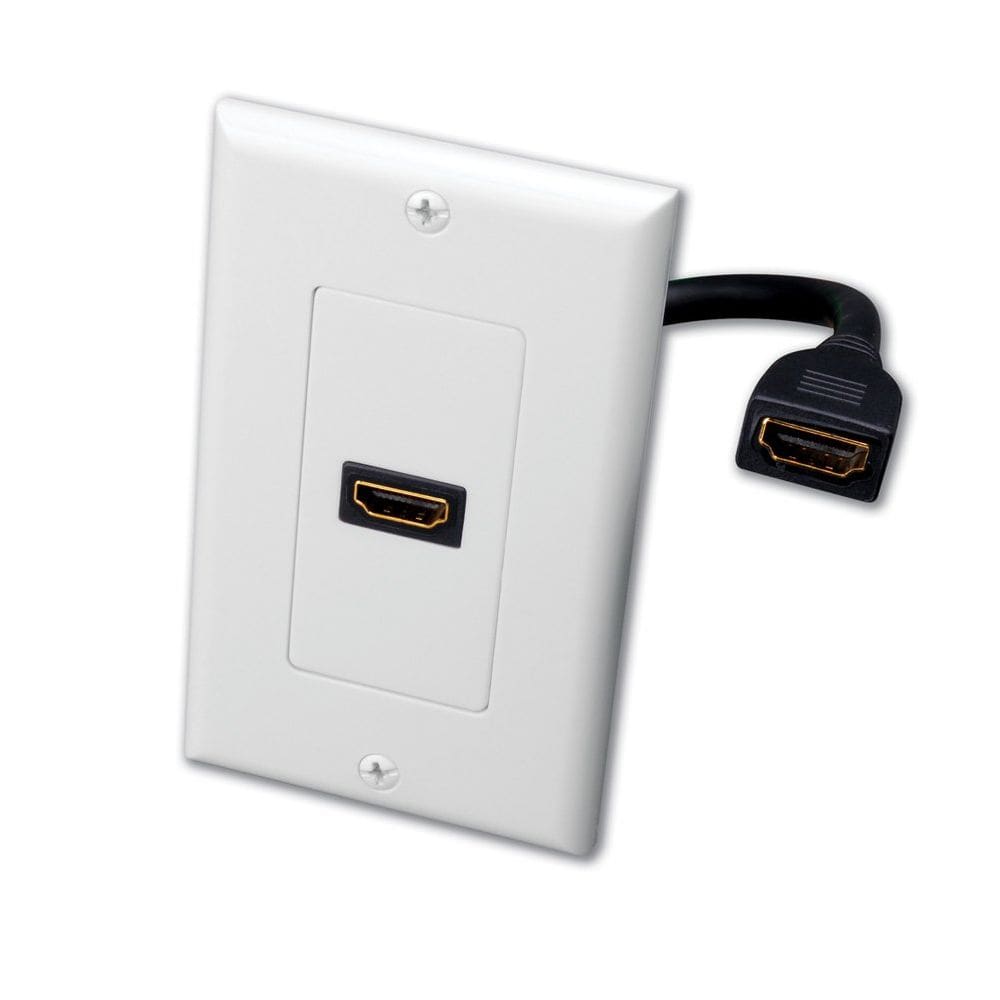 Placa frontal de áudio/vídeo HDMI Vanco 120931X Slim Line 12 cm