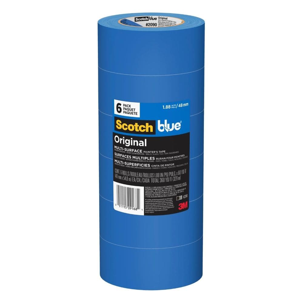 Fita de pintura ScotchBlue autêntico 48 mm x 55 m 6 rolos