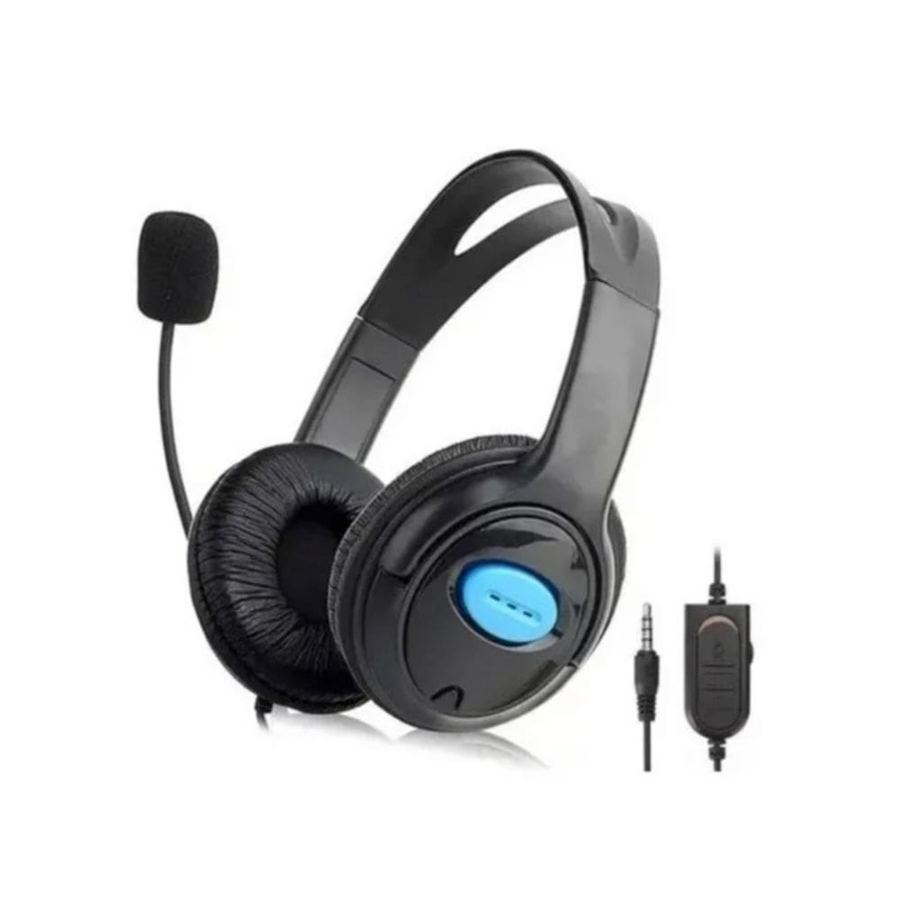 Fones de ouvido Gamers PS4 com microfone Stereo Sound 7.1