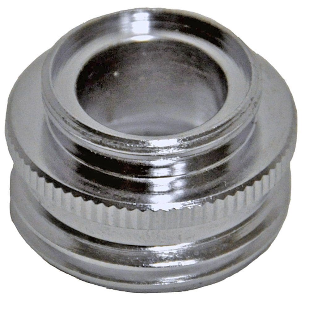 Adaptador de mangueira de jardim Danco 10522 Chrome 13/16-27 M/F