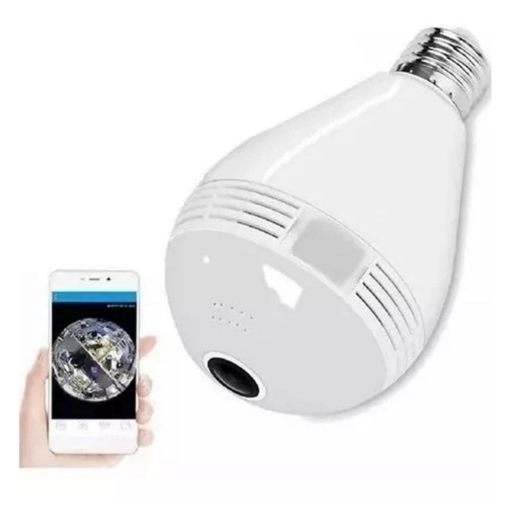 Câmera de segurança WiFi IP panorâmica 360 VR1 1.3MP