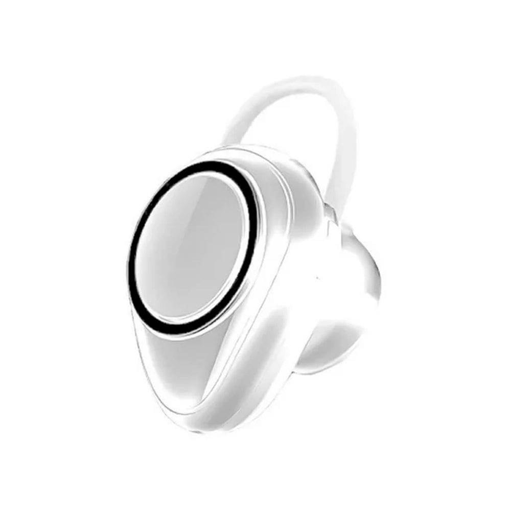 Fone de ouvido Bluetooth Hands-Free BE03 para Android e iOS - branco