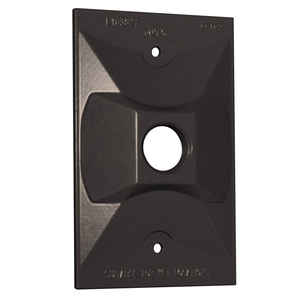 Suporte de lâmpada Tampa à prova de intempéries Sigma 14371BR Bronze 1/2”